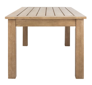 Safavieh SANTA CRUZ Patio Coffee Table - Elegant Eucalyptus Design for Stylish Outdoor Spaces & Relaxation CPT1016A
