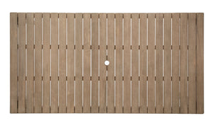 Safavieh DOMINICA Wooden Outdoor Dining Table - Elegant Solid Wood Centerpiece for Alfresco Gatherings & Style CPT1017A