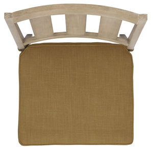 Safavieh Dominica Wooden Outdoor Dining Chair Natural / Brown CPT1018B-SET2