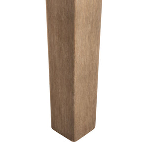Safavieh SAN SALVADOR Patio Bar Table – Rustic Natural Wood, Perfect for Outdoor Social Gatherings & Decor CPT1019A