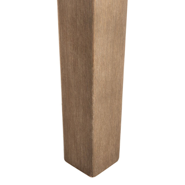 Safavieh SAN SALVADOR Patio Bar Table – Rustic Natural Wood, Perfect for Outdoor Social Gatherings & Decor CPT1019A