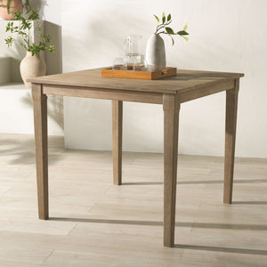 Safavieh SAN SALVADOR Patio Bar Table – Rustic Natural Wood, Perfect for Outdoor Social Gatherings & Decor CPT1019A