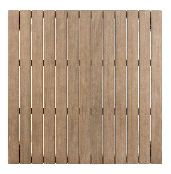 Safavieh SAN SALVADOR Patio Bar Table – Rustic Natural Wood, Perfect for Outdoor Social Gatherings & Decor CPT1019A