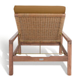 Safavieh Donnamaria Wicker Sun Lounger Natural / Brown CPT1027B