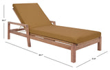 Safavieh Donnamaria Wicker Sun Lounger Natural / Brown CPT1027B