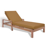 Safavieh Donnamaria Wicker Sun Lounger Natural / Brown CPT1027B