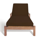 Safavieh Donnamaria Wicker Sun Lounger Natural / Dark Brown CPT1027C