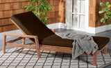 Safavieh Donnamaria Wicker Sun Lounger Natural / Dark Brown CPT1027C