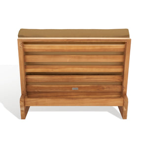 Safavieh Julianne Brazilian Teak Patio Chair Natural / Brown CPT1031B