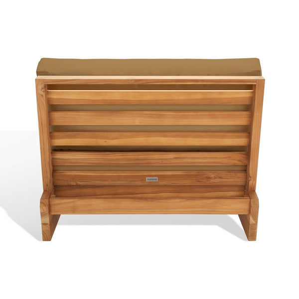 Safavieh Julianne Brazilian Teak Patio Chair Natural / Brown CPT1031B