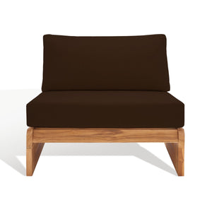 Safavieh Julianne Brazilian Teak Patio Chair Natural / Dark Brown CPT1031C