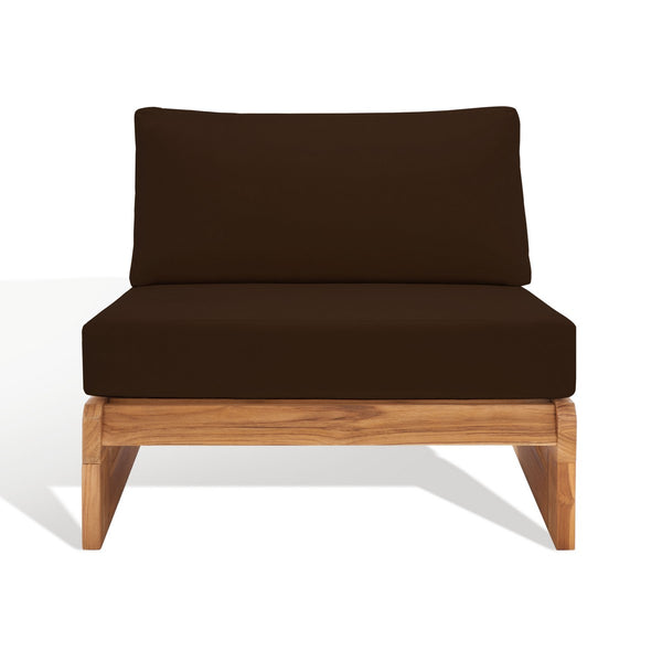 Safavieh Julianne Brazilian Teak Patio Chair Natural / Dark Brown CPT1031C