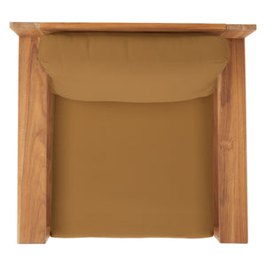 Safavieh Kauai Brazilian Teak Patio Chair Natural / Brown CPT1040B