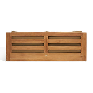 Safavieh Kauai Brazilian Teak Patio Sofa Natural / Brown CPT1041B-2BX