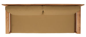 Safavieh Kauai Brazilian Teak Patio Sofa Natural / Brown CPT1041B-2BX