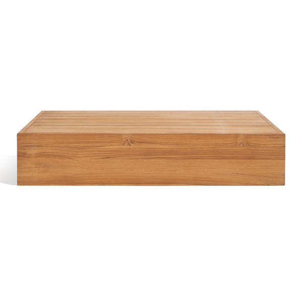 Safavieh KAUAI Brazilian Teak Coffee Table - Elegant Low-Profile Design for Modern Living Spaces & Decor CPT1042A