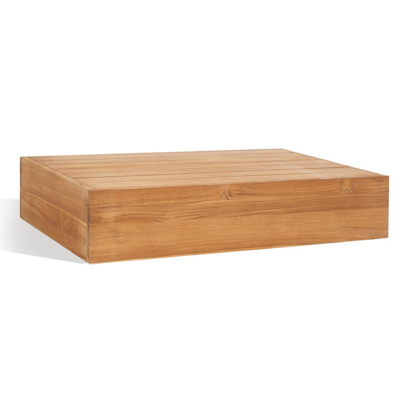 Safavieh KAUAI Brazilian Teak Coffee Table - Elegant Low-Profile Design for Modern Living Spaces & Decor CPT1042A