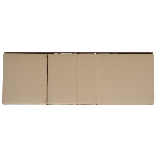 Safavieh Vincent Chaise Lounge Chair – Luxurious Comfort With Adjustable Cushions For Stylish Outdoor Relaxation Natural ,Tan Wood ,Fabric ,Foam Cpt1043e