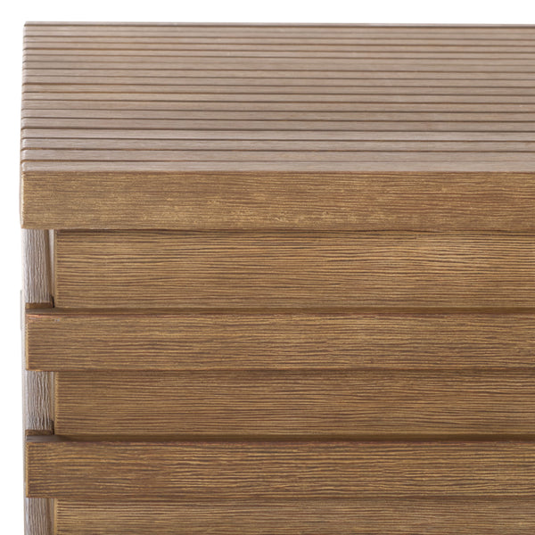 Safavieh Tortuga Eucalyptus Patio Coffee Table - Stylish, Durable Design For Outdoor Entertaining Bliss Natural Wood Cpt1046a