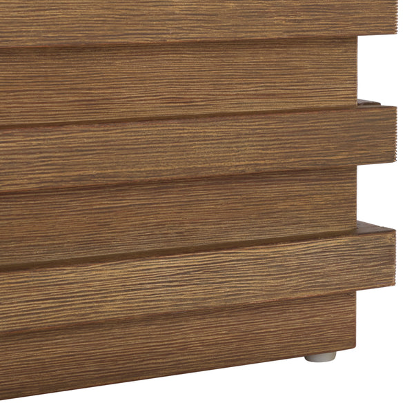 Safavieh Tortuga Eucalyptus Patio Coffee Table - Stylish, Durable Design For Outdoor Entertaining Bliss Natural Wood Cpt1046a