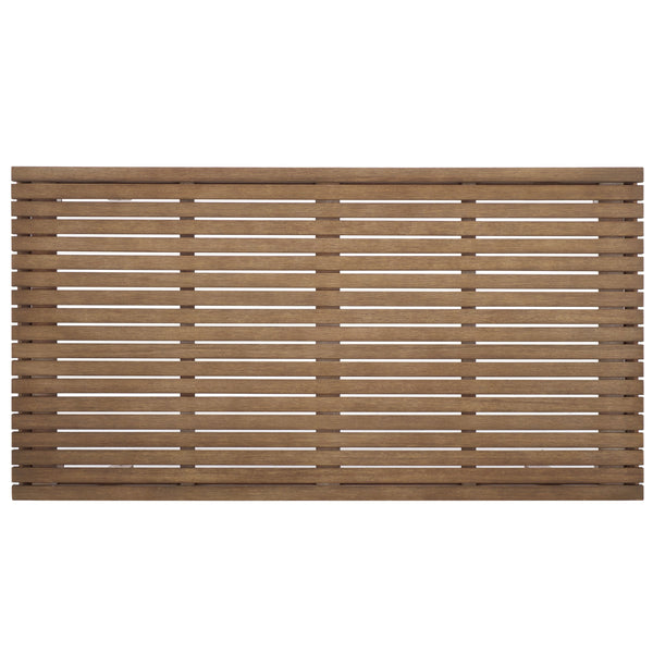 Safavieh Tortuga Eucalyptus Patio Coffee Table - Stylish, Durable Design For Outdoor Entertaining Bliss Natural Wood Cpt1046a