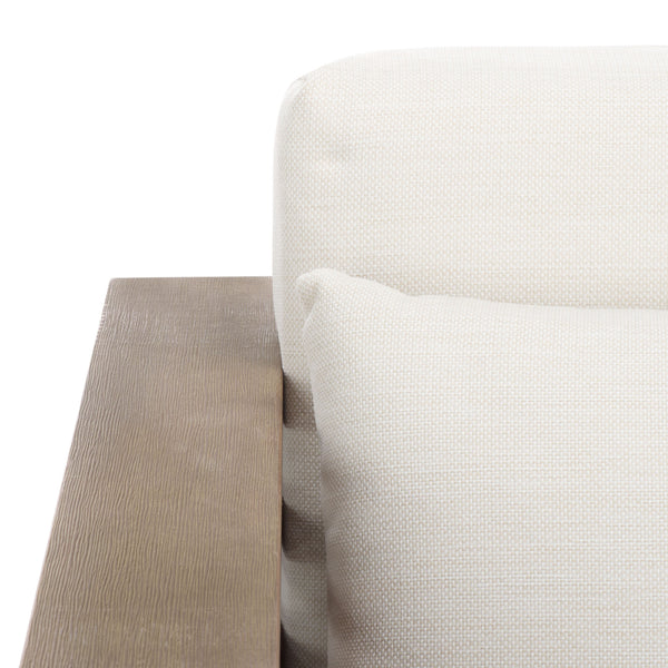 Safavieh Tortuga Eucalyptus Patio Coffee Table - Stylish, Durable Design For Outdoor Spaces & Gatherings Natural ,White Wood ,Fabric ,Foam Cpt1047a