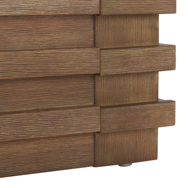 Safavieh Tortuga Eucalyptus Patio Coffee Table - Stylish, Durable Design For Outdoor Spaces & Gatherings Natural ,White Wood ,Fabric ,Foam Cpt1047a