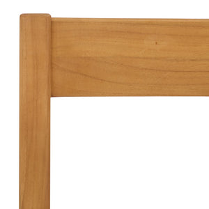 Safavieh MAYAGUANA Brazilian Teak Dining Chair - Eco-Friendly, Stylish Outdoor Seating with White Cushions CPT1052A-SET2