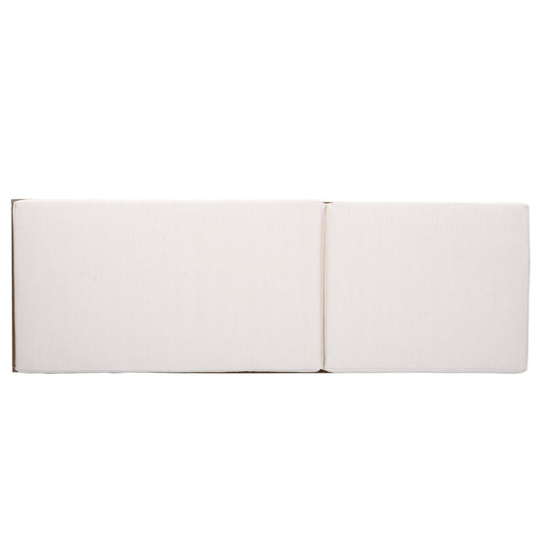 Safavieh Blanquilla Eucalyptus Chaise Lounge - Luxurious Outdoor Seating With Durable Olefin Upholstery Natural ,Beige Wood ,Fabric ,Foam Cpt1056a