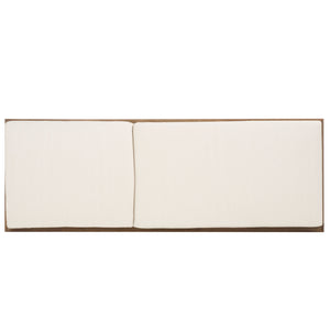 Safavieh Barbados Eucalyptus Chaise Lounge Outdoor - Relax In Style With Sustainable Elegance For Your Patio Natural ,Beige Wood ,Fabric ,Foam Cpt1057a