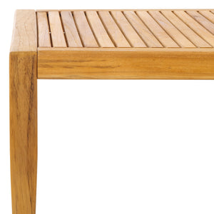 Safavieh Samoa Brazilian Teak Patio Coffee Table - Elegant Outdoor Centerpiece For Relaxation And Style Natural Wood Cpt1059a