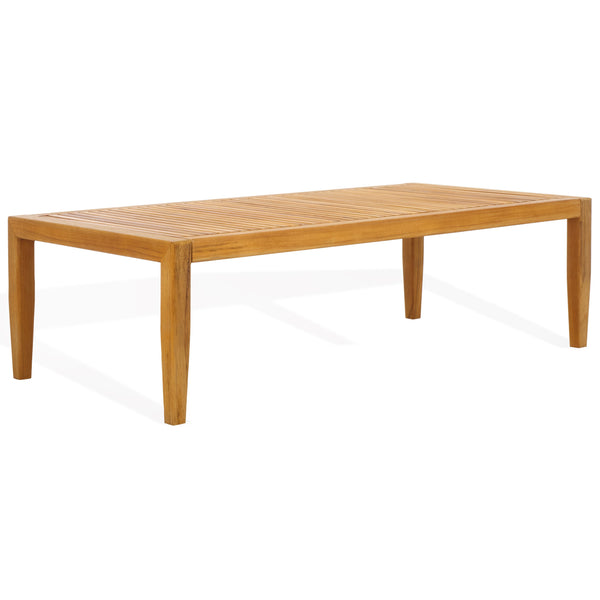 Safavieh Samoa Brazilian Teak Patio Coffee Table - Elegant Outdoor Centerpiece For Relaxation And Style Natural Wood Cpt1059a