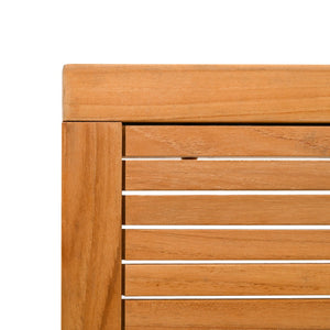 Safavieh Samoa Brazilian Teak Patio Accent Table – Elegant Outdoor Furniture For Stylish Gatherings And Relaxation Natural Wood Cpt1060a