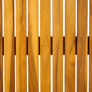 Safavieh Samoa Brazilian Teak Patio Accent Table – Elegant Outdoor Furniture For Stylish Gatherings And Relaxation Natural Wood Cpt1060a