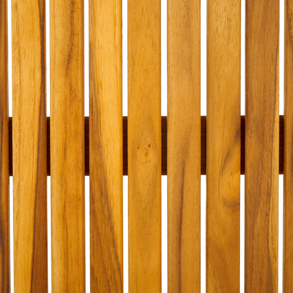 Safavieh Samoa Brazilian Teak Patio Accent Table – Elegant Outdoor Furniture For Stylish Gatherings And Relaxation Natural Wood Cpt1060a