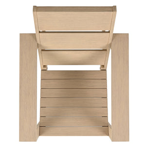 Calypso Eucalyptus Adirondack Chair — Durable Outdoor Hardwood Seating, Ergonomic Slatted Design, Weather-Resistant Finish