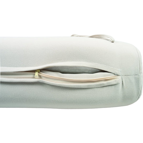 Safavieh Montford Brazilian Teak Chaise Lounge - Luxurious Natural Teak & Beige Fabric For Ultimate Comfort Natural Teak ,Beige Wood ,Fabric ,Foam Cpt1065a