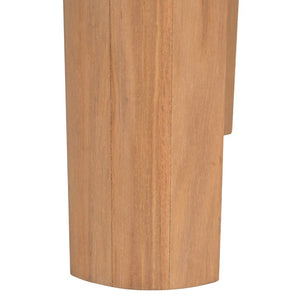 Safavieh Leilani Solid Brazilian Teak Square Accent Table Warm Honey Grain for Living Spaces CPT1078A