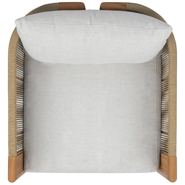Safavieh Marina Outdoor Brazilian Teak Swivel Chair with Resort Style and Weather Resistant Frame CPT1083A