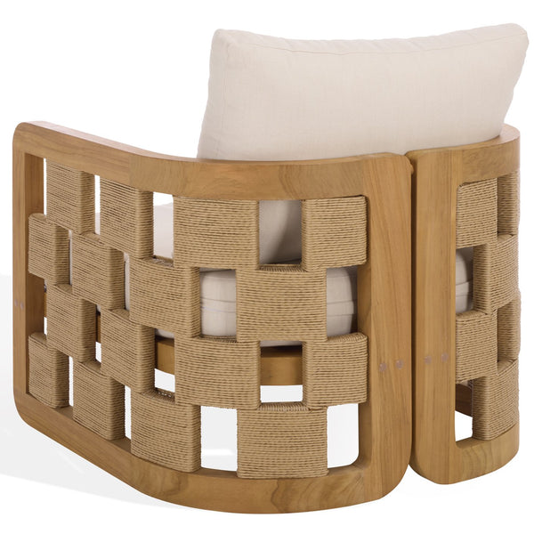 Skipper Teak & Hand‑Twisted Hyacinth Patio Chair — Durable Outdoor Seating With Ergonomic Comfort And Timeless Style