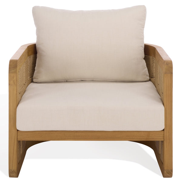 Skipper Teak & Hand‑Twisted Hyacinth Patio Chair — Durable Outdoor Seating With Ergonomic Comfort And Timeless Style