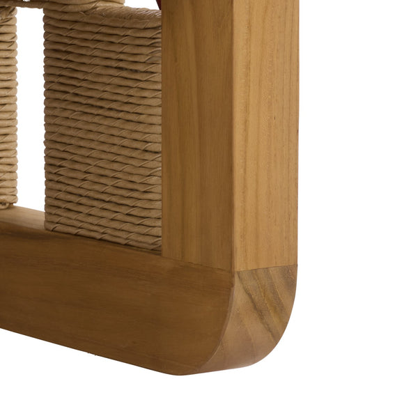 Skipper Teak & Hand‑Twisted Hyacinth Patio Chair — Durable Outdoor Seating With Ergonomic Comfort And Timeless Style