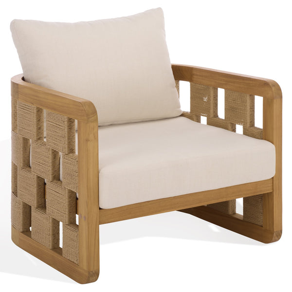 Skipper Teak & Hand‑Twisted Hyacinth Patio Chair — Durable Outdoor Seating With Ergonomic Comfort And Timeless Style