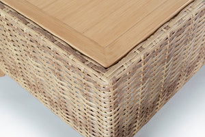 Safavieh Margarita Wicker Outdoor Coffee Table Natural CPT2100A