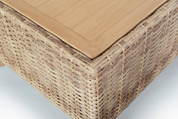 Safavieh Margarita Wicker Outdoor Coffee Table Natural CPT2100A