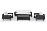 Safavieh Margarita Wicker Outdoor Coffee Table Dark Grey CPT2100B