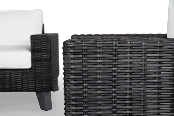 Safavieh Margarita Wicker Outdoor Coffee Table Dark Grey CPT2100B