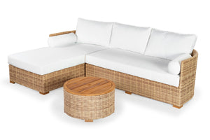 Safavieh Anguilla Wicker Storage Outdoor Coffee Table Natural CPT2103A