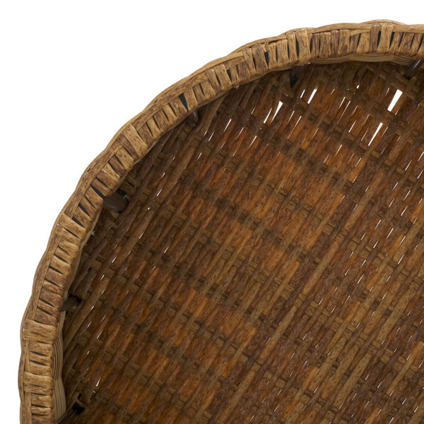 Safavieh ANGUILLA Wicker Storage Outdoor Coffee Table - Stylish, Durable Design for Your Patio and Terrace Natural CPT2103A
