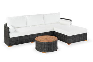 Safavieh Anguilla Wicker Storage Outdoor Coffee Table Dark Grey  CPT2103B